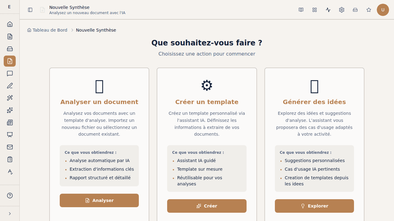 ANALYSE DOCUMENTAIRE